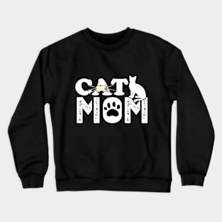 Cat Mom Crewneck Sweatshirt